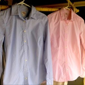 TWO (2) J. Crew Haberdashery Button Down Shirts